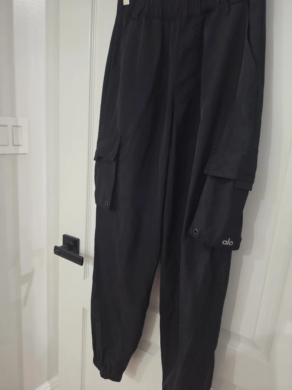 Alo Yoga Black Cargo Jogger Pants Size Small